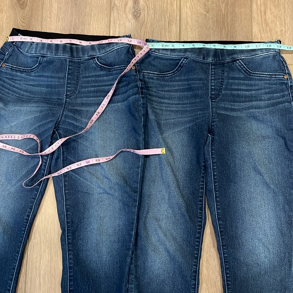 Bundle of Two Identical Simply Vera Vera Wang Cropped Stretch Jeans Size 4 - Picture 6 of 16